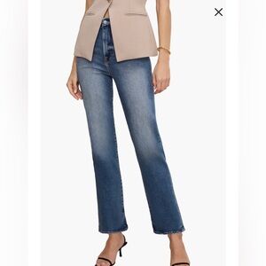 Good American "Good Boy Straight Cropped" Jeans, New With Tags, Size 4